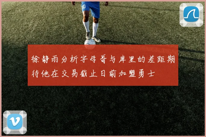 徐静雨分析字母哥与库里的差距期待他在交易截止日前加盟勇士